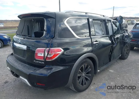 2017 Nissan Armada Platinum из США, поврежденный, VIN JN8AY2NE5H9706082